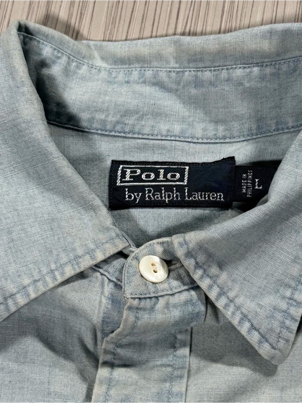 Vintage Polo Ralph Lauren Whitewater Raft Guide Button Down (Size L) - Picture 3 of 3